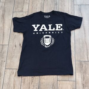 Official Yale University Blue Graphic Tee with Crest